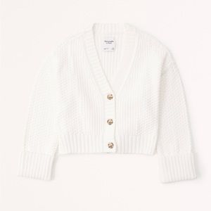 Abercrombie Cotton Blend Seed Stitch Cardigan